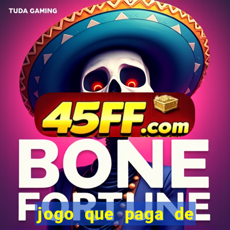 jogo que paga de verdade no pix sem depositar nada